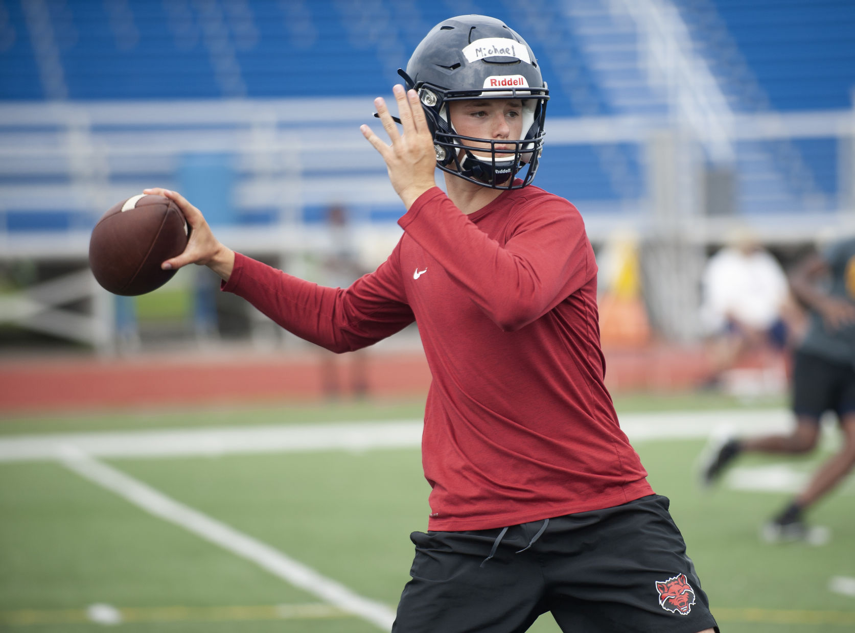 O'Fallon High School football practice